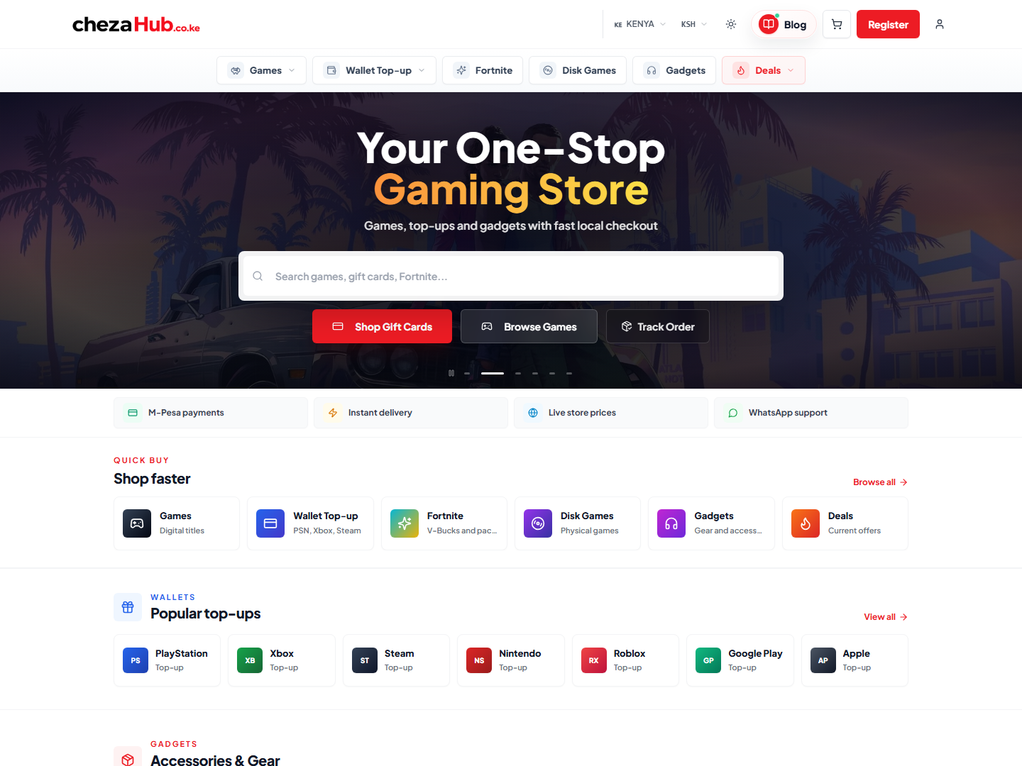 ChezaHub website preview