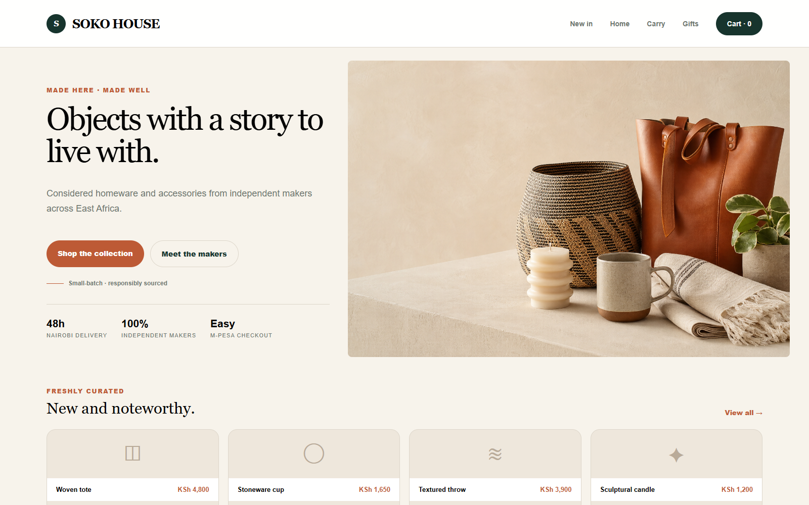 Ecommerce Store Demo website preview